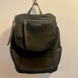 Aimee Kestenberg | Black Nylon Quilted Travel | Multi Pocket Backpack Daypack